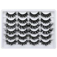Load image into Gallery viewer, Newcally Curly Faux Mink Eyelashes 26 Pairs 4 Styles Mixed Natural Fluffy False Lashes Dramatic Thick Long Fake Eyelashes Multipack

