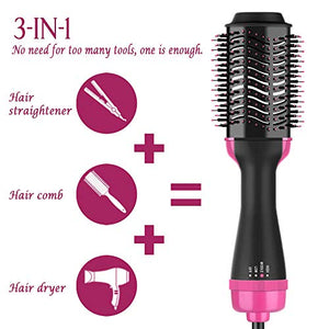 JONEG Hair Dryer Brush, Hot Air Brush, One-Step Hair Dryer & Volumizer Blow Dryer Brush