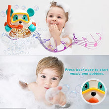 Load image into Gallery viewer, BOSOZOKU Baby Bath Toy, Automatic Bubble Blower Bubble Bath Maker for Bathtub Toys Play 12 Songs for Toddlers Baby Boys and Girls Infants Little Bear Bathtub Play, Great Gifts for Toddlers and Kids
