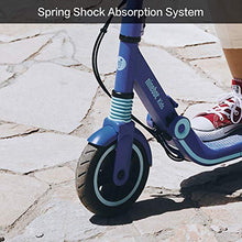 Load image into Gallery viewer, Segway Ninebot eKickScooter ZING E8 Kids Electric Kick Scooter for Boys and Girls, Lightweight and Foldable, New Cruise Mode, Blue
