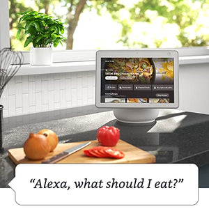 Echo Show 10 (3rd Gen) | HD smart display with motion and Alexa | Glacier White