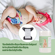 Load image into Gallery viewer, ALVABABY Disposable Flushable Liners for Cloth Diaper, Biodegradable Bamboo Cloth Diaper Liners, Compostable, Fragrance Free and Chlorine Free - 400 Sheets 4BBT02
