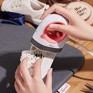 PowerPress Mini Heat Press Machine Easy for T-Shirts, Shoes, Hats, and Small Vinyl Projects (Coral)