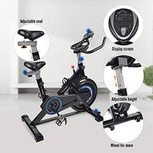 Load image into Gallery viewer, ARTETHYS Indoor Cycling Bike Belt Drive Stationary Bicycle Exercise Bikes with Monitor Display for Home Cardio Workout Bike Training
