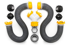 Load image into Gallery viewer, Camco 39666 Deluxe 20&#39; Sewer Hose Kit with Swivel Fittings and Wye Connector - Ready To Use Kit Complete with Sewer Wye and Elbow Fittings, Hoses, and Storage Caps
