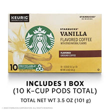 Load image into Gallery viewer, Starbucks Flavored K-Cup Coffee Pods — Vanilla for Keurig Brewers — 1 box (10 pods)
