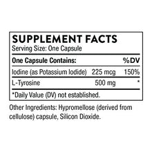 Load image into Gallery viewer, Thorne Research - Iodine &amp; Tyrosine - Mineral and Amino Acid Support for Healthy Thyroid Function - 60 Capsules
