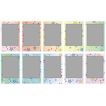 Load image into Gallery viewer, Fujifilm Instax Mini 5 Pack Bundle Includes Stained Glass, Comic, Stripe, Shiny Star, Airmail. 10 sheets X 5 Pack = 50 Sheets.
