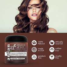 Load image into Gallery viewer, artnaturals Argan Hair Mask Conditioner - (8 Oz/226g) - Deep Conditioning Treatment - Organic Jojoba Oil, Aloe Vera &amp; Keratin - Repair Dry, Damaged, Color Treated, Natural Hair Growth - Sulfate Free
