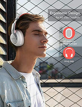 Load image into Gallery viewer, Hybrid Active Noise Cancelling Headphones, SuperEQ S1 Wireless Over Ear Bluetooth Headset, 45H Playtime, Hi-Res Audio, Deep Bass, Wireless &amp; Wired 2-in-1 Ideal for Travel Home Office (White)
