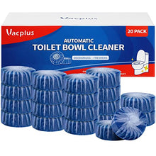 Load image into Gallery viewer, Vacplus Automatic Toilet Bowl Cleaner Tablets, Bathroom Toilet Tank Cleaner (20 PACK)
