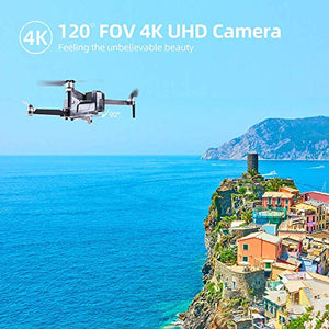 60Mins GPS Drones with Camera for Adults Long Flight Time 4K Photo1080P Video, Ruko F11 FPV Drone Quadcopter Drone for Beginners 2500mAh Battery Brushless Motor-Black (1 Extra Battery+Carry Case)