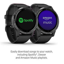 Load image into Gallery viewer, Garmin Vivoactive 4, GPS Smartwatch, Features Music, Body Energy Monitoring, Animated Workouts, Pulse Ox Sensors and More, Black
