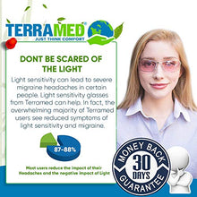 Load image into Gallery viewer, Migraine Glasses for Migraine Relief and Light Sensitivity Relief Terramed Sparrow Unisex Women or Men | Fl-41 Migraine Glasses for Computers Indoor Reading Photophobia Eye Strain (Mercury)
