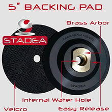 Load image into Gallery viewer, Stadea 5" Rubber Backer Pad/Rubber Backing Pad with Hook and Loop Backing Arbor 5/8" 11
