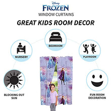 Load image into Gallery viewer, Franco Kids Room Window Curtains Drapes Set, 82 in x 63 in, Disney Frozen 2
