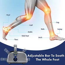 Load image into Gallery viewer, Miko Foot Massager Shiatsu Machine With Multi-Pressure Settings, Vibration, Deep-Kneading, Heat and Wireless Remote- Alleviate Discomfort From Plantar Fasciitis, Neuropathy, Diabetes Fits Up To Size15
