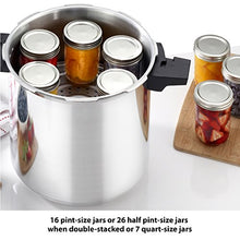 Load image into Gallery viewer, T-fal Pressure Cooker Stainless Steel Pressure Canner 22 Quart Induction 3 PSI Settings, Cookware, Pots and Pans Silver
