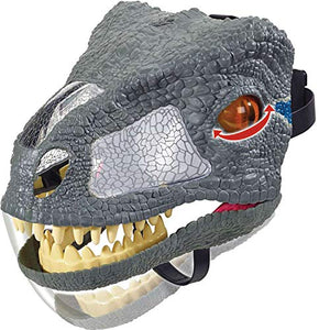 JURASSIC WORLD CHOMP 'N ROAR MASK Velociraptor "Blue"