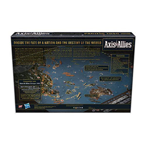 Hasbro Gaming Avalon Hill Axis & Allies Pacific 1940 Second Edition WWII Strategy Board Game, with Extra Large Gameboard, Ages 12 and Up, 2-4 Players, English Version, Brown