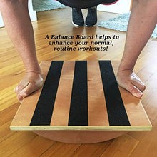 Load image into Gallery viewer, 15&quot; Stretching and Balancing Exercise Board by Trademark Innovations,Black
