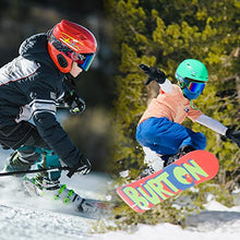 Load image into Gallery viewer, GLAMVILLA Kids Ski Goggles Snow Goggles for Boys Girls Toddlers Youth with 100% UV Protection (green)
