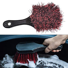 Load image into Gallery viewer, bzczh Tire and Wheel Brush, Dense Bristle, Rim Brush，Extra Auto Detailing Brush, Clean Dirty Wheels and Tire Dirt, Easy to Carry for Scrubbing
