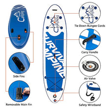 Load image into Gallery viewer, Bysesion GT2-XJ 11' Adult Inflatable SUP Stand Up Paddle Board White &amp; Dark Blue &amp; Black
