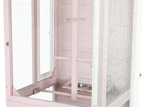 Trixie Pet Products Natura Aviary, Gray/White