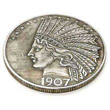 Load image into Gallery viewer, MarshLing Antique Liberty Indian Head Ten-Dollars Coin - Great American Commemorative Old Coins- Uncirculated Morgan Dollars-Discover History of US Coins Perfect Quality
