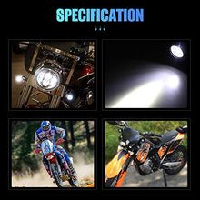 Load image into Gallery viewer, 4WDKING 2 Inch LED Round Light, 20W Spot Driving Light Waterproof Off Road Ditch Light Work Lamp for Motorcycle ATV UTV Dirt Bike 4x4 Pickup Truck Boat Trailer, Pack of 2 Pcs

