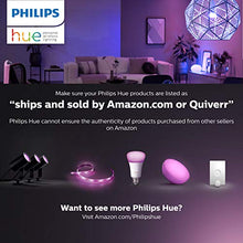 Load image into Gallery viewer, Philips Hue White and Color Ambiance 3-Pack A19 LED Smart Bulb, Bluetooth &amp; Zigbee Compatible (Hue Hub Optional), Works with Alexa &amp; Google Assistant – A Certified for Humans Device (562785)
