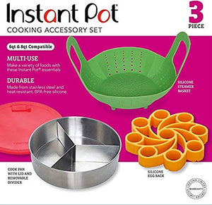 Instant Pot 5257143 Official Cooking Set, 3-Piece, Assorted