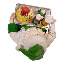 Load image into Gallery viewer, Kurt S. Adler Kurt Adler 10.5-Inch Fabriché Musical Irish Chef Santa, Multi
