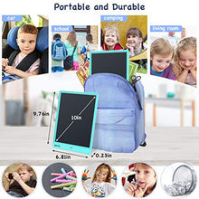 Load image into Gallery viewer, GKTZ LCD Writing Tablet for Kids 10 inch Electronic Drawing Pads Doodle and Scribbler Boards for Boys and Girls Learning Handwriting Painting and Notes Board Gifts for Children Ages 3+ Blue
