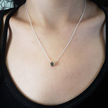 Load image into Gallery viewer, Dazzlingrock Collection 0.50 Carat (ctw) 14K Round Black Diamond Ladies Bezel Set Solitaire Pendant 1/2 CT, Rose Gold
