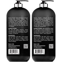 Load image into Gallery viewer, Botanic Hearth Biotin Shampoo and Conditioner with Collagen - Fights Hair Loss &amp; Thinning with Korean Ginseng &amp; Turmeric, Conditioner Promotes Hair Growth with Avocado and Coconut - 16 fl oz x 2
