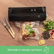 Load image into Gallery viewer, Nutri-Lock Vacuum Sealer Bags. 100 Quart Bags 8x12 Inch. Commercial Grade Food Saver Bags. Works with FoodSaver and Sous Vide. BPA Free.
