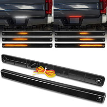Load image into Gallery viewer, GemPro LED Tailgate Light Bar, Red Brake, DRL Whtie DRL&amp; Amber Sequential Turn Signal Truck Light Bar, Rear Bumper Marker Lights, Compatible with 2017-2020 Super Duty Ford F-Series F-250 F350
