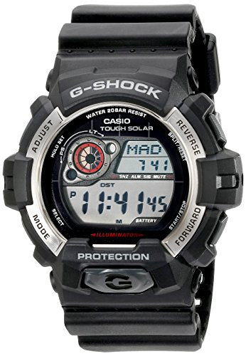 Casio Men's GR-8900-1CR Tough Solar G-Shock Digital Display Quartz Black Watch