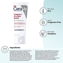 Load image into Gallery viewer, CeraVe Moisturizing Cream for Diabetics’ Dry Skin | Urea Cream with Bilberry for Face and Body | Fragrance Free &amp; Paraben Free | 8 Ounce

