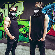 Load image into Gallery viewer, Bandana Face Mask, Neck Gaiter Skull Face Dust Scarf Covering Rave Mask
