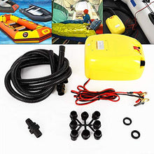 Load image into Gallery viewer, GDAE10 Electric Pump, High Pressure Air Pump Electric for Inflatable Boat Raft High Pressure Auto Stop 12V
