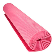 Load image into Gallery viewer, Crown Sporting Goods 3mm Compact Cushion Yoga Mat, Pink, 1/8"
