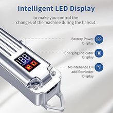 Load image into Gallery viewer, Hair Clippers for Men Full Metal Cordless Close Cutting T-Blade Trimmer Kit with LED Display Professional Hair Cutting Kit Beard Trimmer Barbers Men Women Kids Clipper Set Rechargeable Grooming Kit

