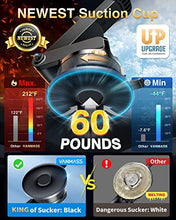 Load image into Gallery viewer, [2022 Upgraded] VANMASS Car Phone Holder, [Sturdy Hook Clip &amp; Suction], Universal Cell Phone Mount for Car Dashboard Windshield Air Vent, Dash Stand Compatible with iPhone 13 12 11 Pro Max 8 Samsung
