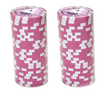 Load image into Gallery viewer, Brybelly Yin Yang Poker Chip Heavyweight 14-Gram Clay Composite – Pack of 50 ($5000 Pink)
