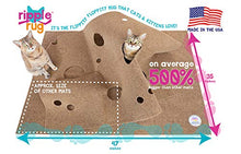 Load image into Gallery viewer, SnugglyCat The Ripple Rug - Made in USA - Cat Activity Play Mat - Insulated Base Keeps Kitty Warm - Fun Interactive Play - Training - Scratching - Bed Mat
