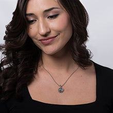 Load image into Gallery viewer, Carolyn Pollack Sterling Silver Emerald May Birthstone Enhancer with Chain
