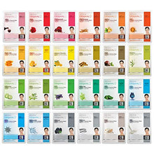 Load image into Gallery viewer, DERMAL 24 Combo Pack Collagen Essence Full Face Facial Mask Sheet - Sensitive Soothing, Anti-Acne, Nourishing Cleansing Korean Face Mask - Natural Skincare Spa Facial Mask Set for Women, Men
